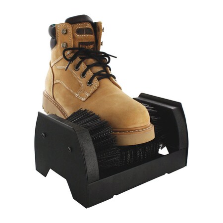 Yaktrax Boot Scrubber Boot and Shoe Scraper Brush, Black